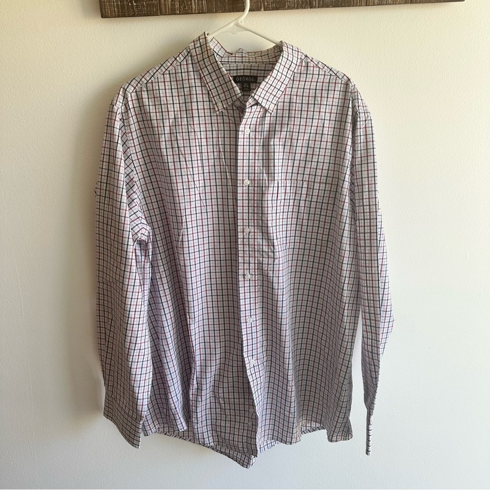 George size XL Men's Multicolor Checkered Shirt